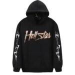 Brown Hellstar Studios Flame Hoodies
