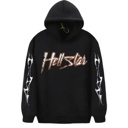 Brown Hellstar Studios Flame Hoodies