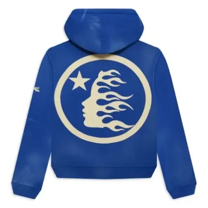 Blue/Yellow Hellstar No Guts No Glory Hoodie